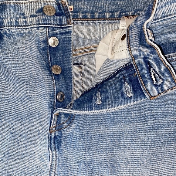 LEVI’S Wedgie Icon Fit Button Fly Cotton High Rise Jeans - Picture 10 of 11